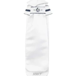ANKY Plastron Stone Deluxe White/Navy