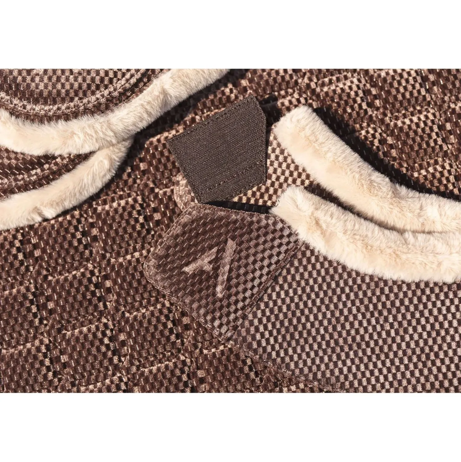 ANKY Springschoenen Check Velvet ATB25009 Deep Taupe