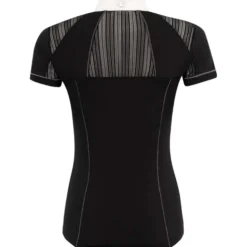 ANKY Wedstrijdshirt Mesh Korte Mouwen Zwart