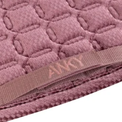 ANKY Zadeldekje Check Velvet XB25003 Dressuur Mellow Mauve