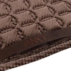 ANKY Zadeldekje Check Velvet XB25003 Dressuur Deep Taupe