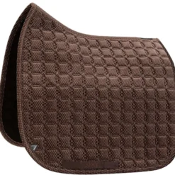 ANKY Zadeldekje Check Velvet XB25003 Dressuur Deep Taupe