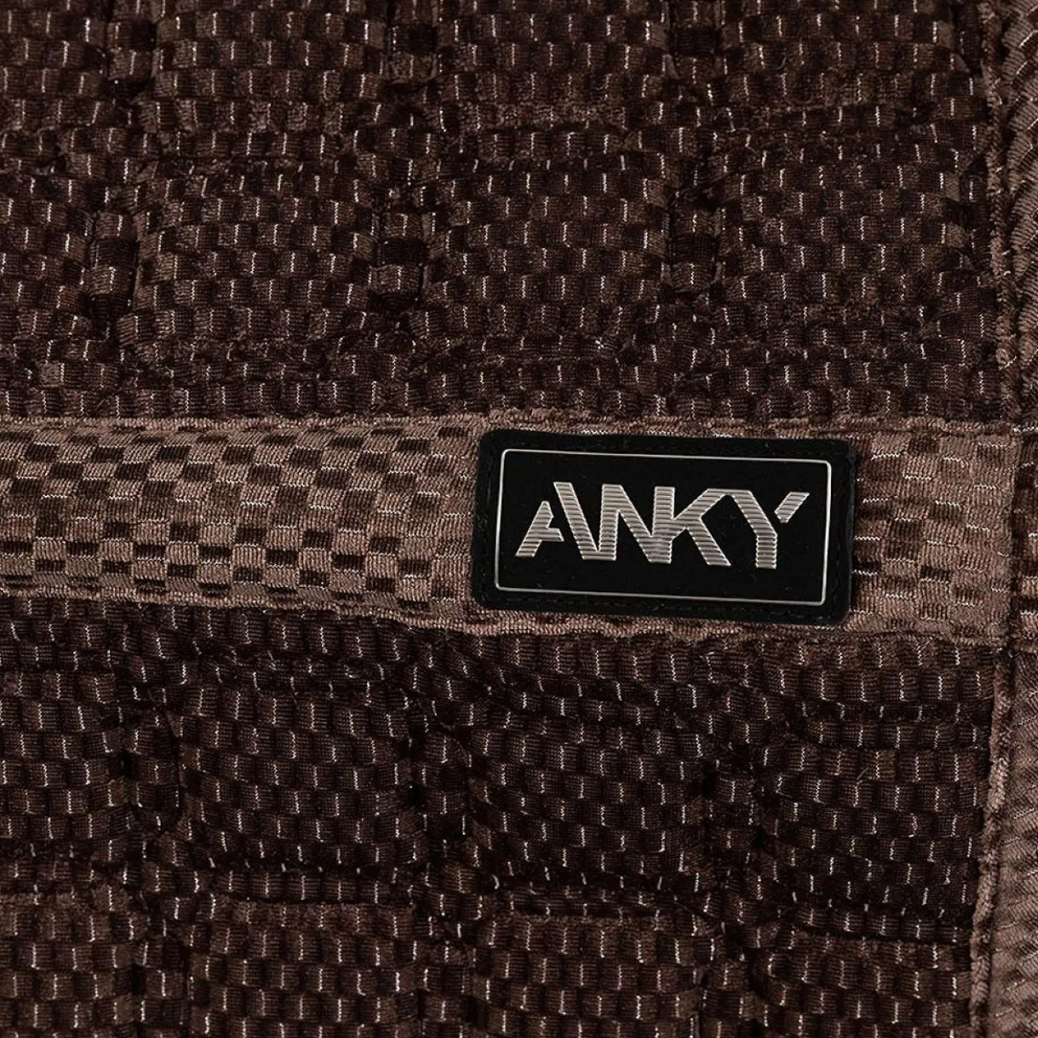 ANKY Zadeldekje Check Velvet XB25003 Dressuur Deep Taupe