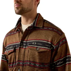 Ariat Blouse Caldwell Heren Toffee Serape