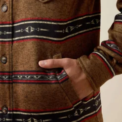 Ariat Blouse Caldwell Heren Toffee Serape