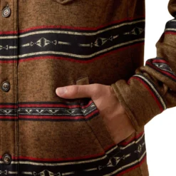 Ariat Blouse Caldwell Heren Toffee Serape