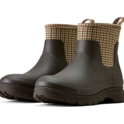 Ariat Jodphurs Kelmarsh Shortie Dames Chocolate/Tan Twill