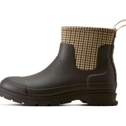 Ariat Jodphurs Kelmarsh Shortie Dames Chocolate/Tan Twill