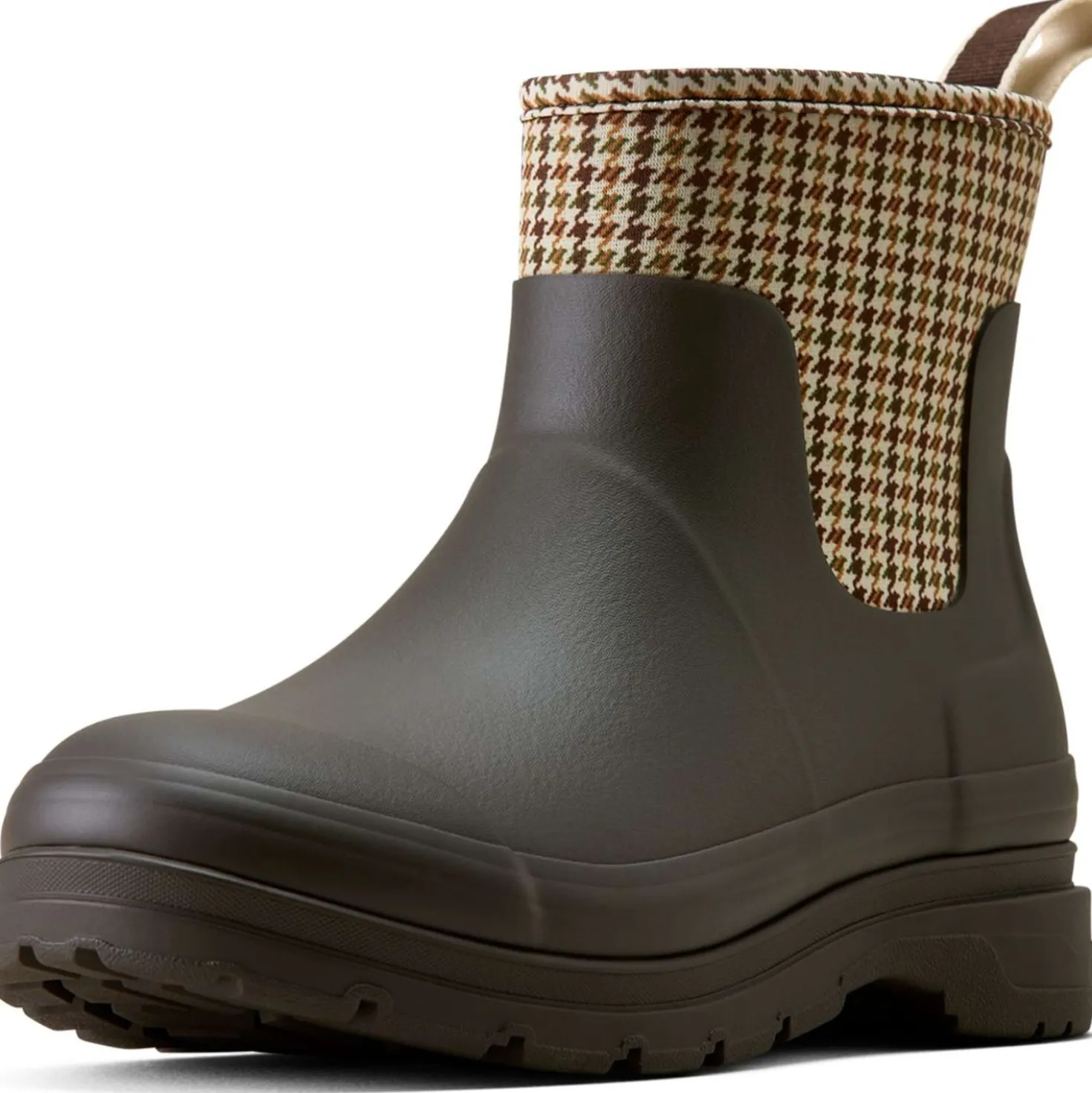 Ariat Jodphurs Kelmarsh Shortie Dames Chocolate/Tan Twill