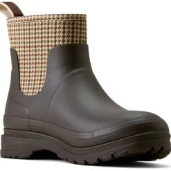 Ariat Jodphurs Kelmarsh Shortie Dames Chocolate/Tan Twill