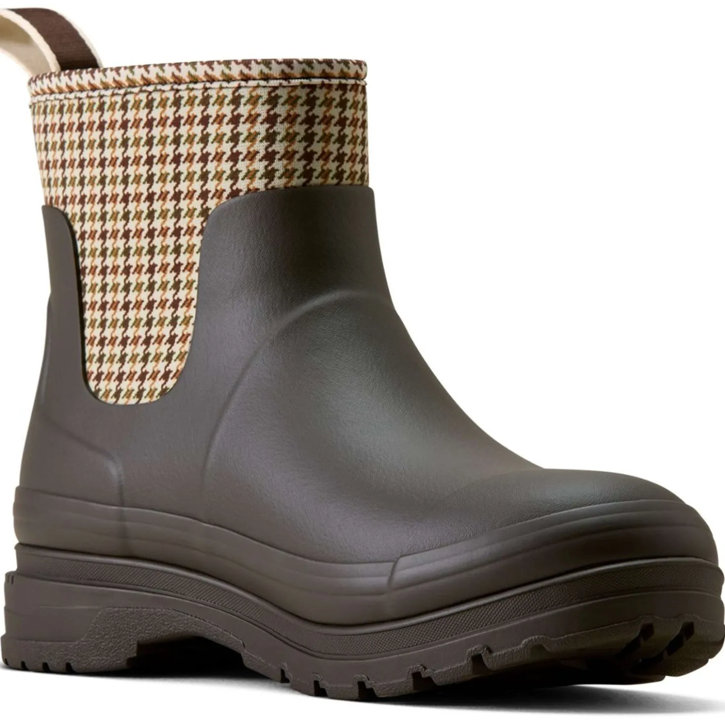 Ariat Jodphurs Kelmarsh Shortie Dames Chocolate/Tan Twill