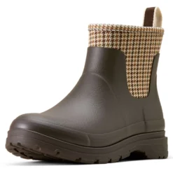 Ariat Jodphurs Kelmarsh Shortie Dames Chocolate/Tan Twill
