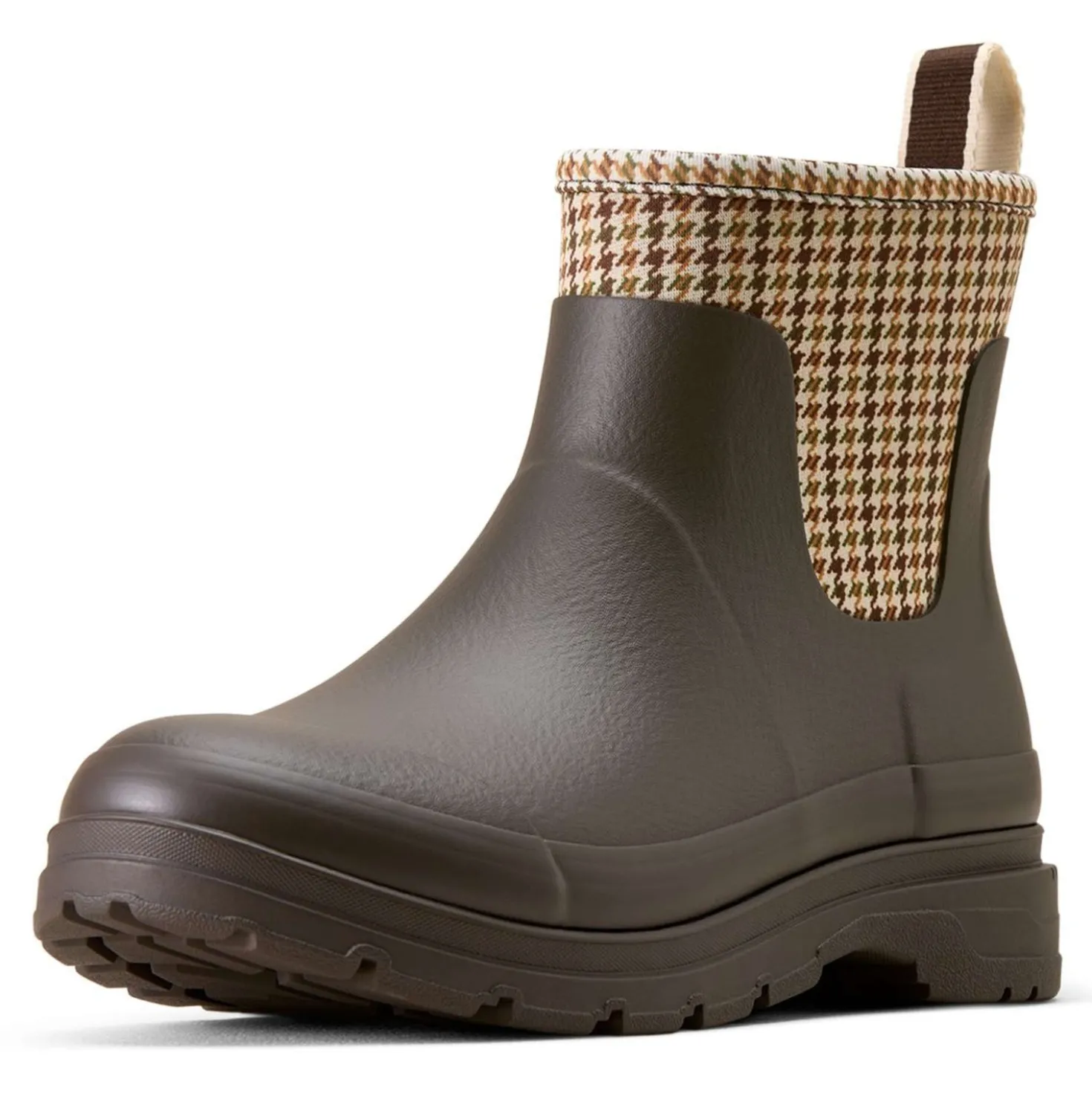 Ariat Jodphurs Kelmarsh Shortie Dames Chocolate/Tan Twill