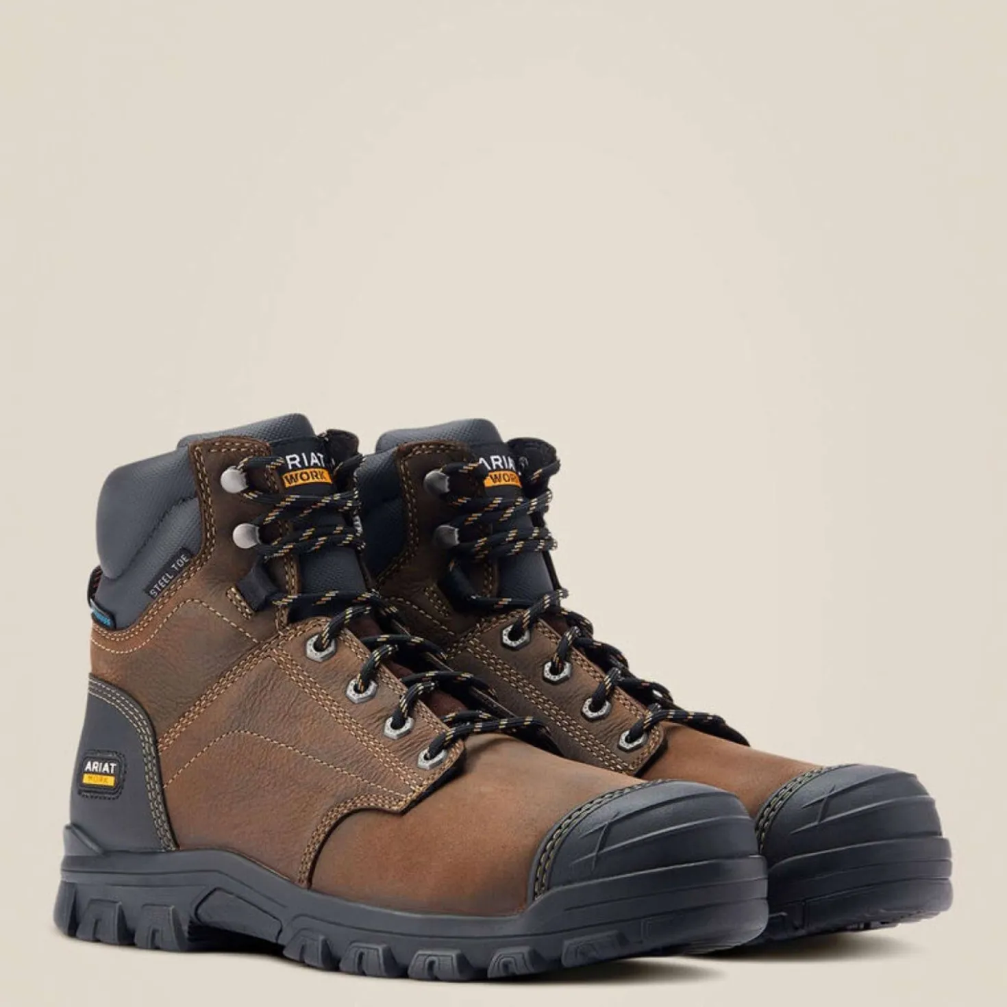 Ariat Outdoorschoenen Treadfast Waterproof Steel Toe Heren Donkerbruin