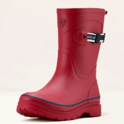 Ariat Regenlaarzen Kelmarsh Mid Dames Team Red/Navy