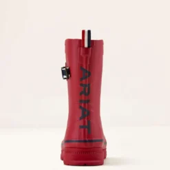 Ariat Regenlaarzen Kelmarsh Mid Dames Team Red/Navy