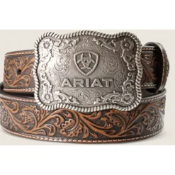 Ariat Riem Cow Buckle Heren Zwart