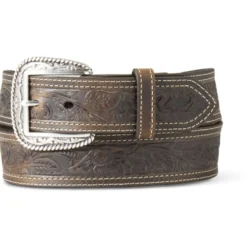 Ariat Riem Tooled Double Stitched Bruin