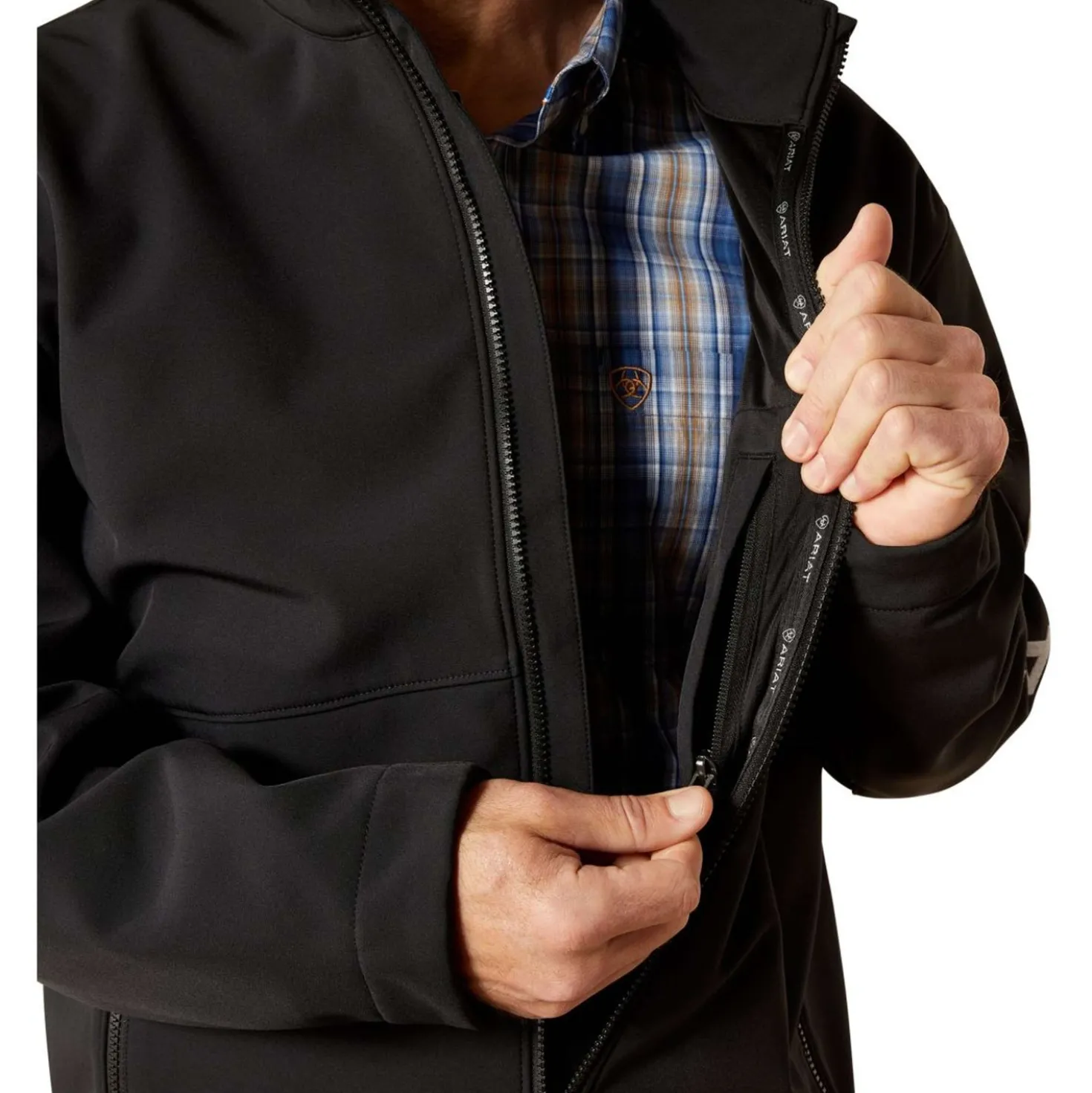 Ariat Softshell Vest Logo Heren Zwart