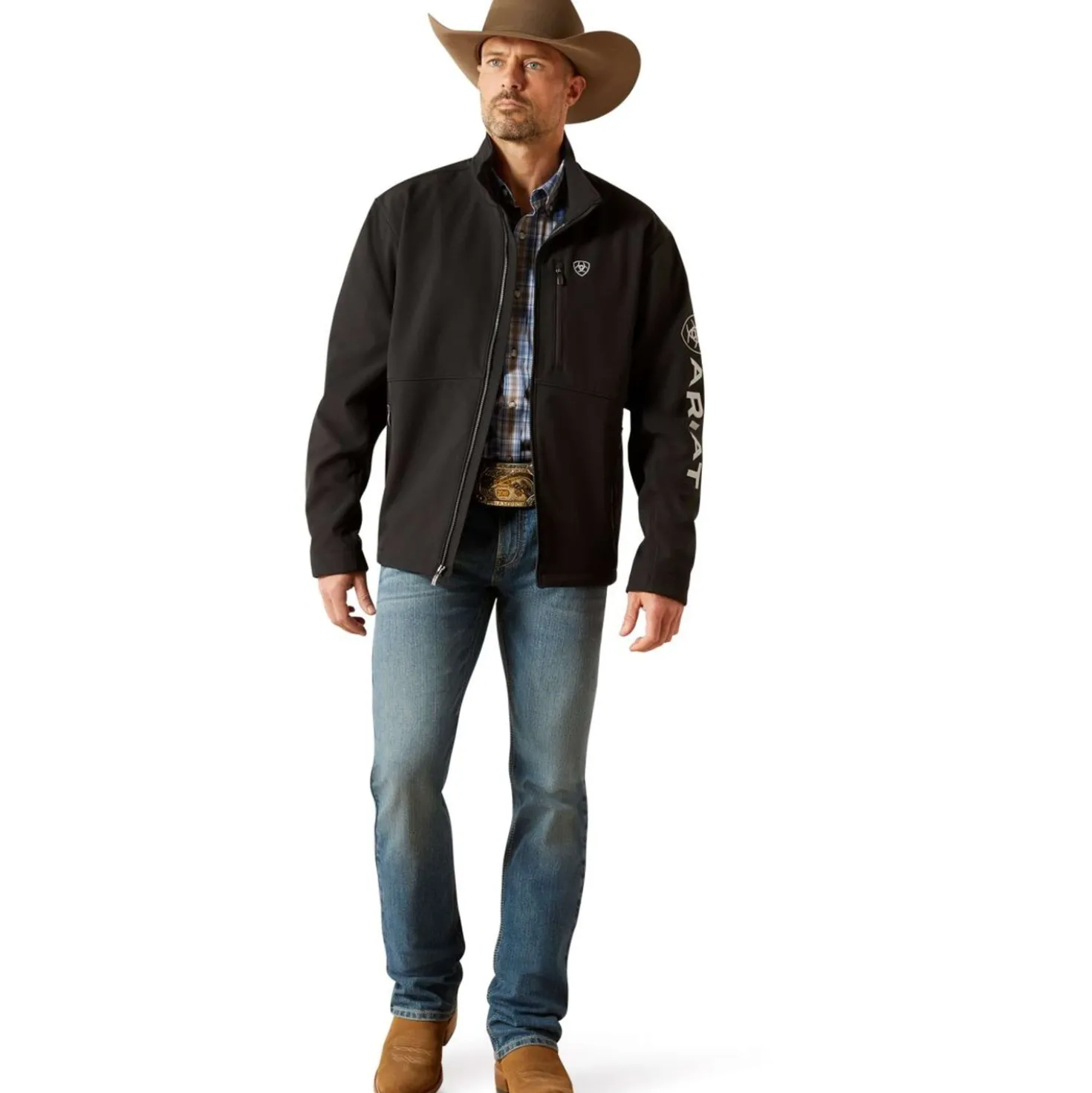 Ariat Softshell Vest Logo Heren Zwart