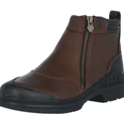 Ariat Stalschoenen Barnyard Side Zip Donker Bruin