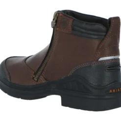Ariat Stalschoenen Barnyard Side Zip Donker Bruin
