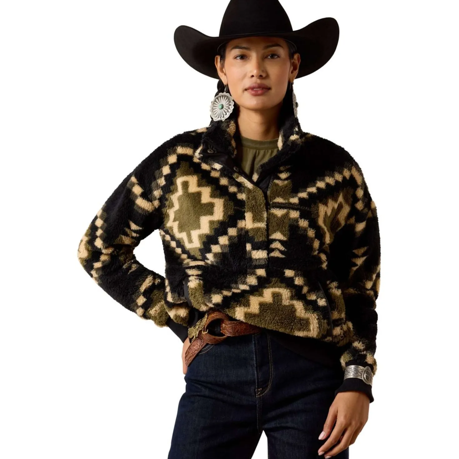 Ariat Sweater Berber Dames Gambit Southwest