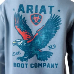 Ariat Trui Freedom Eagle Heren Light Denim