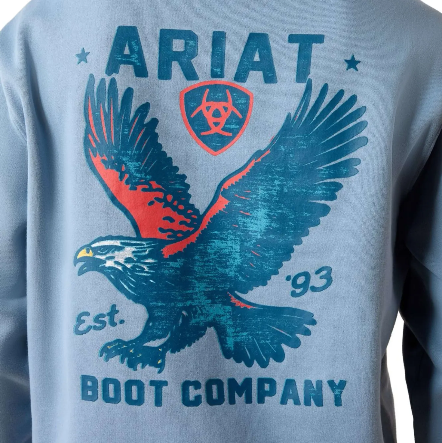 Ariat Trui Freedom Eagle Heren Light Denim