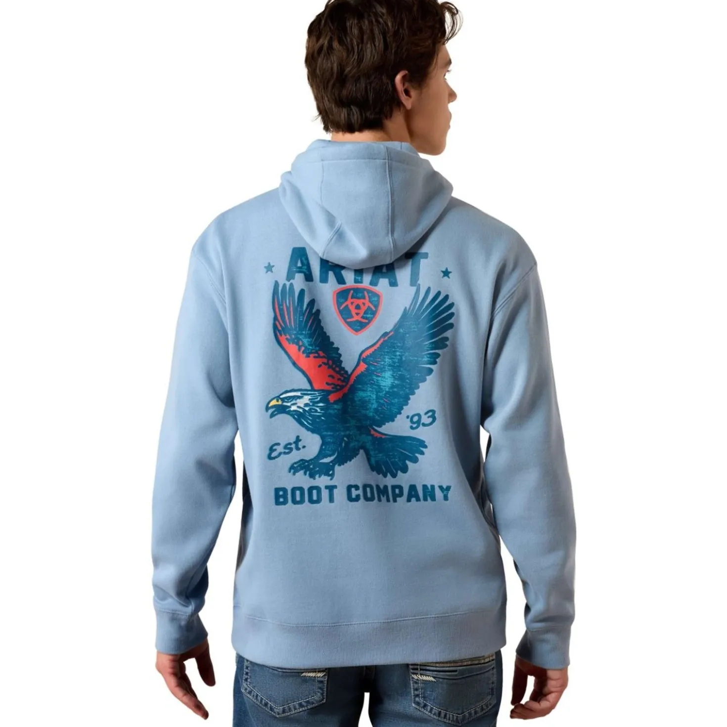 Ariat Trui Freedom Eagle Heren Light Denim
