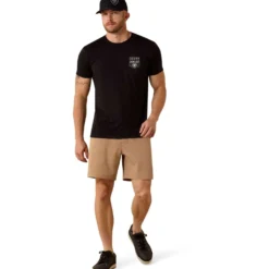 Ariat T-Shirt Patriotic Heren Zwart