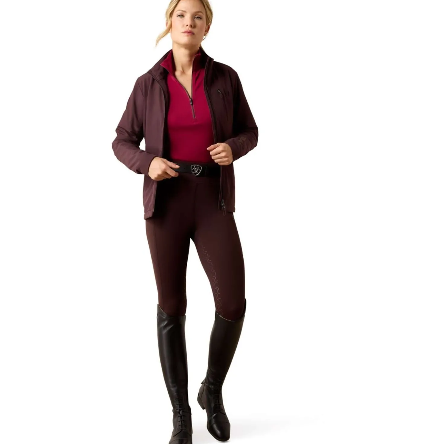 Ariat Verwarmde Rijlegging Venure 2.0 Dames Chocolate Plum
