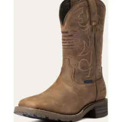 Ariat Western Boots Hybrid Patriot H2O Heren Distressed Brown