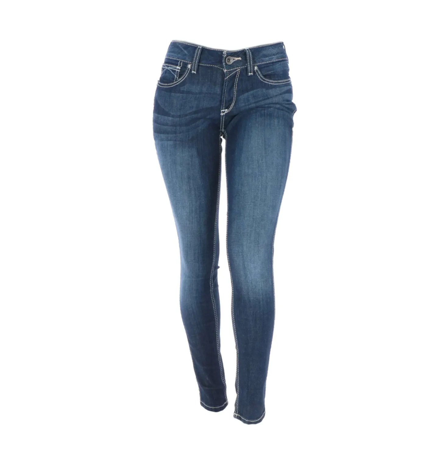 Ariat Western Denim R.E.A.L. Med Rise Skinny Ella Woman's Celestial