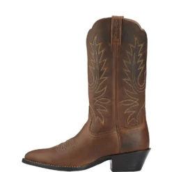 Ariat Westernlaars Heritage R Toe Woman's Brown