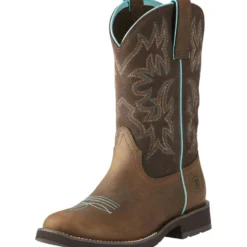Ariat Westernlaarzen Delilah Round Toe Distressed Brown