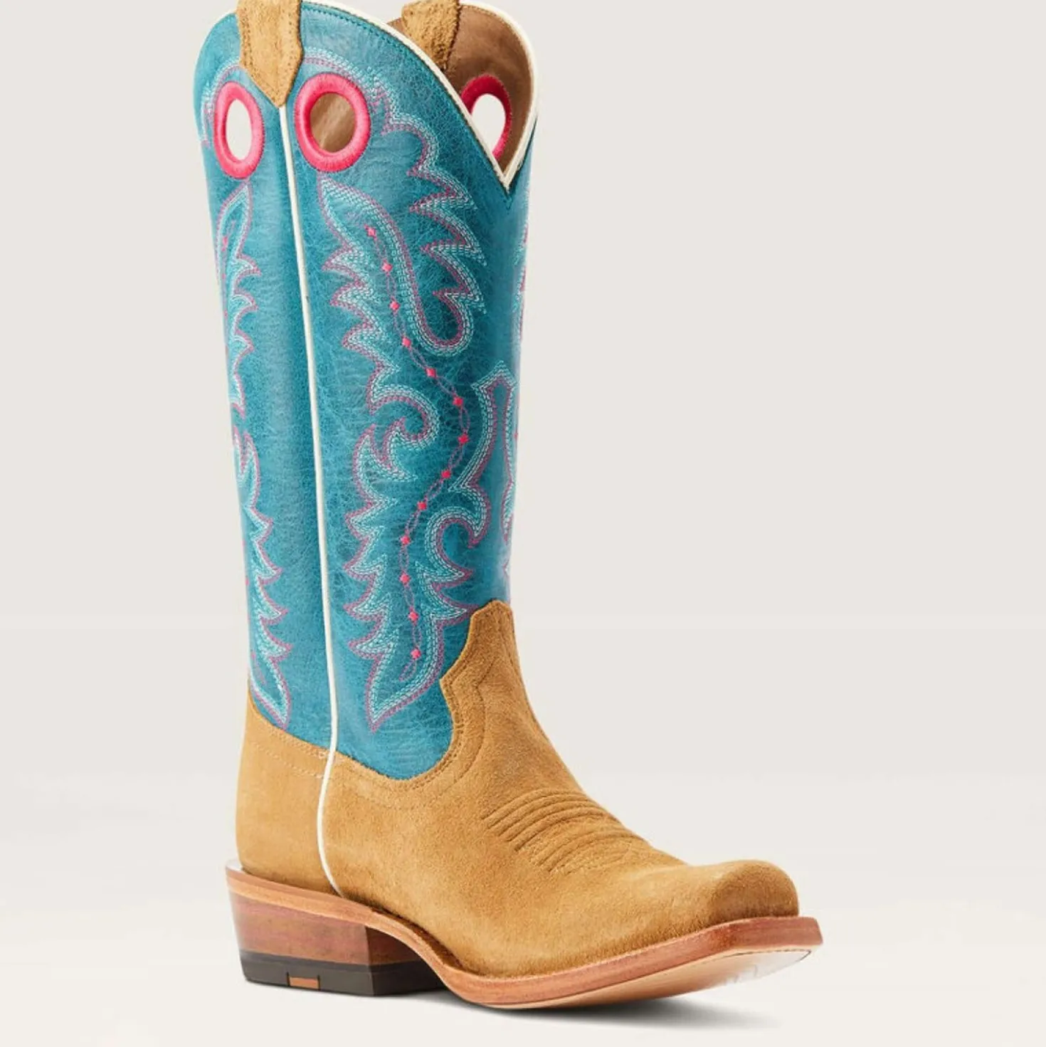 Ariat Westernlaarzen Futurity Boon Dames Buckskin Roughout