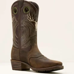 Ariat Westernlaarzen Hybrid Roughstock Antler Heren Wild Taupe/Espresso