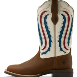 Ariat Westernlaarzen Hybrid Ranchwork Venttek Dames Distressed Brown/Crema
