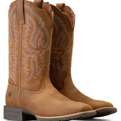 Ariat Westernlaarzen Hybrid Ranchwork Dames Distressed Tan