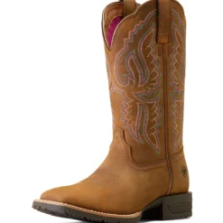 Ariat Westernlaarzen Hybrid Ranchwork Dames Distressed Tan