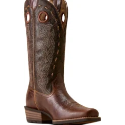 Ariat Westernlaarzen Lucera NcToe Dames Deepest Tan/Chocolate Snake