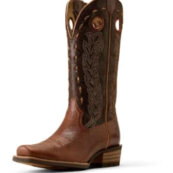 Ariat Westernlaarzen Lucera NcToe Dames Deepest Tan/Chocolate Snake