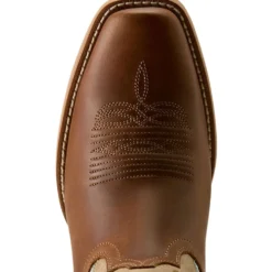 Ariat Westernlaarzen Lucera NcToe Dames Wheat Brown/Soft Parchment