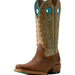 Ariat Westernlaarzen Lucera NcToe Dames Wheat Brown/Soft Parchment
