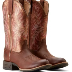 Ariat Westernlaarzen Ranahan Sena Dames Sienna Saddle/Rusty Red