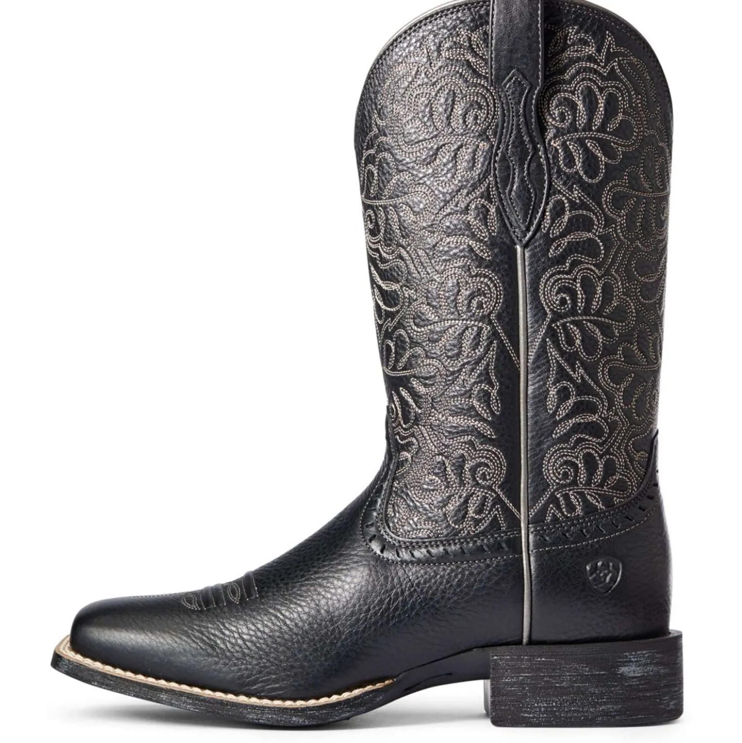 Ariat Westernlaarzen Round Up Remuda Dames Black Deertan
