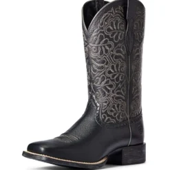 Ariat Westernlaarzen Round Up Remuda Dames Black Deertan