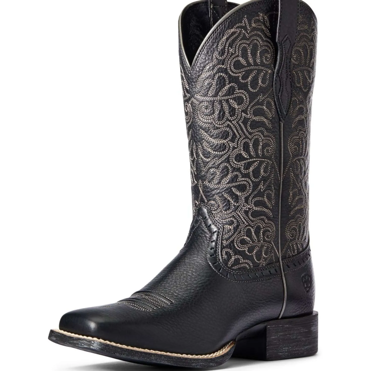 Ariat Westernlaarzen Round Up Remuda Dames Black Deertan