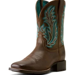 Ariat Westernlaarzen Round Up Filly Dames Dark Cacao